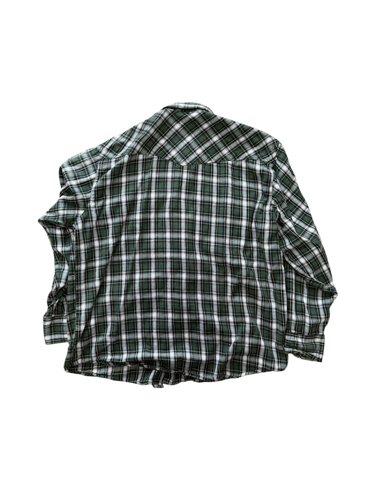 Vintage Vintage Green Plaid Button Up Size US XL / EU 56 / 4 - 3 Thumbnail
