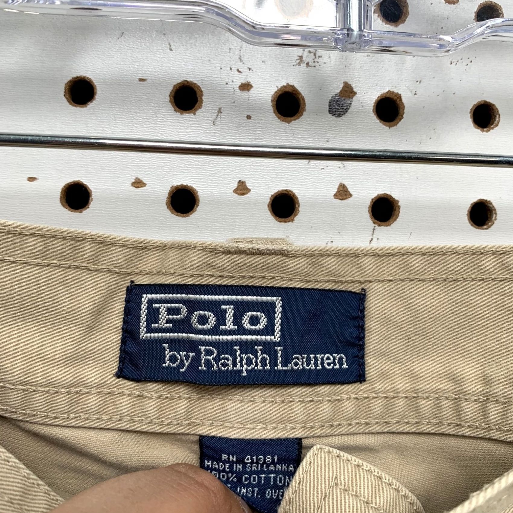 Polo Ralph Lauren Polo Ralph Lauren Cargo Shorts Mens 42 Military Khaki Outdoor Preppy 42x9 Casual Beige Cotton Pockets Cargo Pocket Men Regular XS Size US XL / EU 56 / 4 - 3 Thumbnail