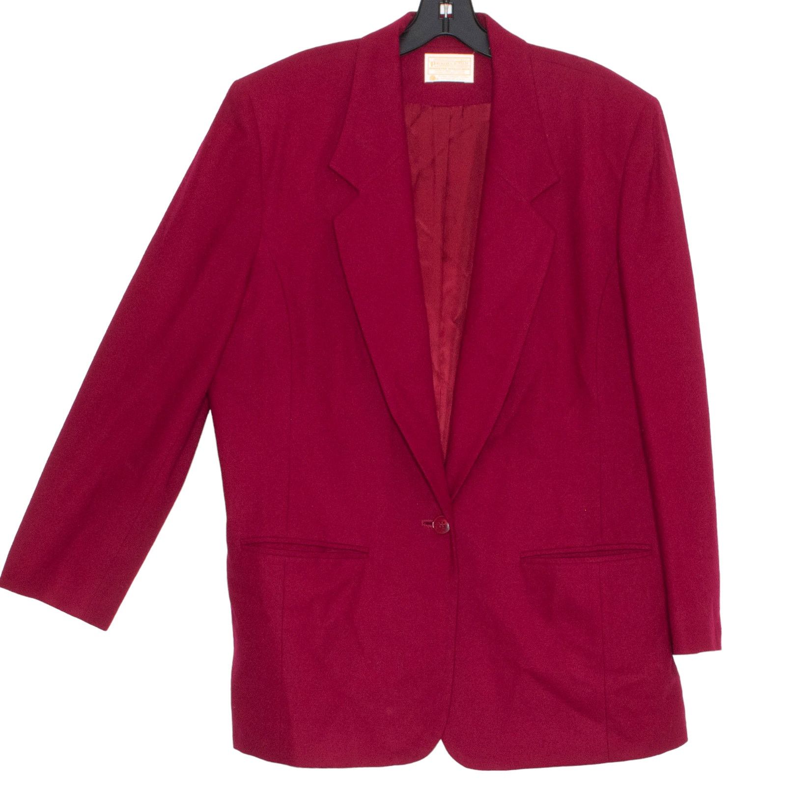 Pendleton Vintage Pendleton Jacket Blazer Wool Minimalist 90s Red 16 Size XXL / US 16-18 / IT 52-54 - 8 Thumbnail