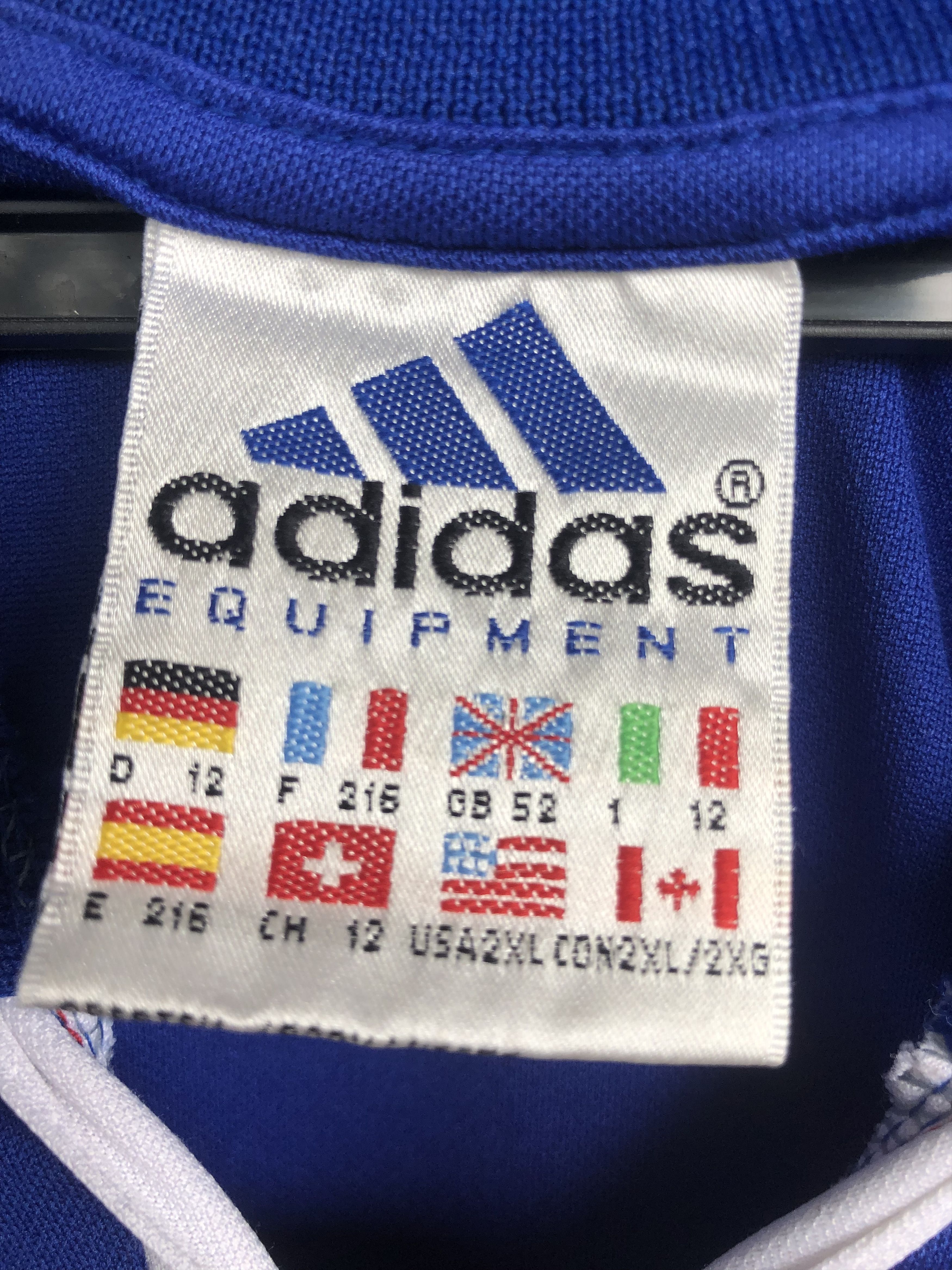 Adidas Adidas France jersey vintage Size US XL / EU 56 / 4 - 3 Thumbnail