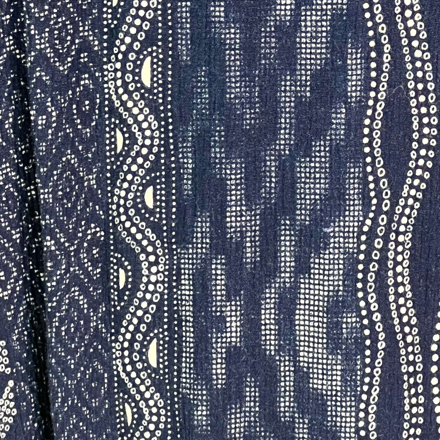 Vintage Vintage Halsey Collection Geometric Print Short Zip Jacket Women's Size L Blue Knit Fall Winter Size L / US 10 / IT 46 - 6 Thumbnail