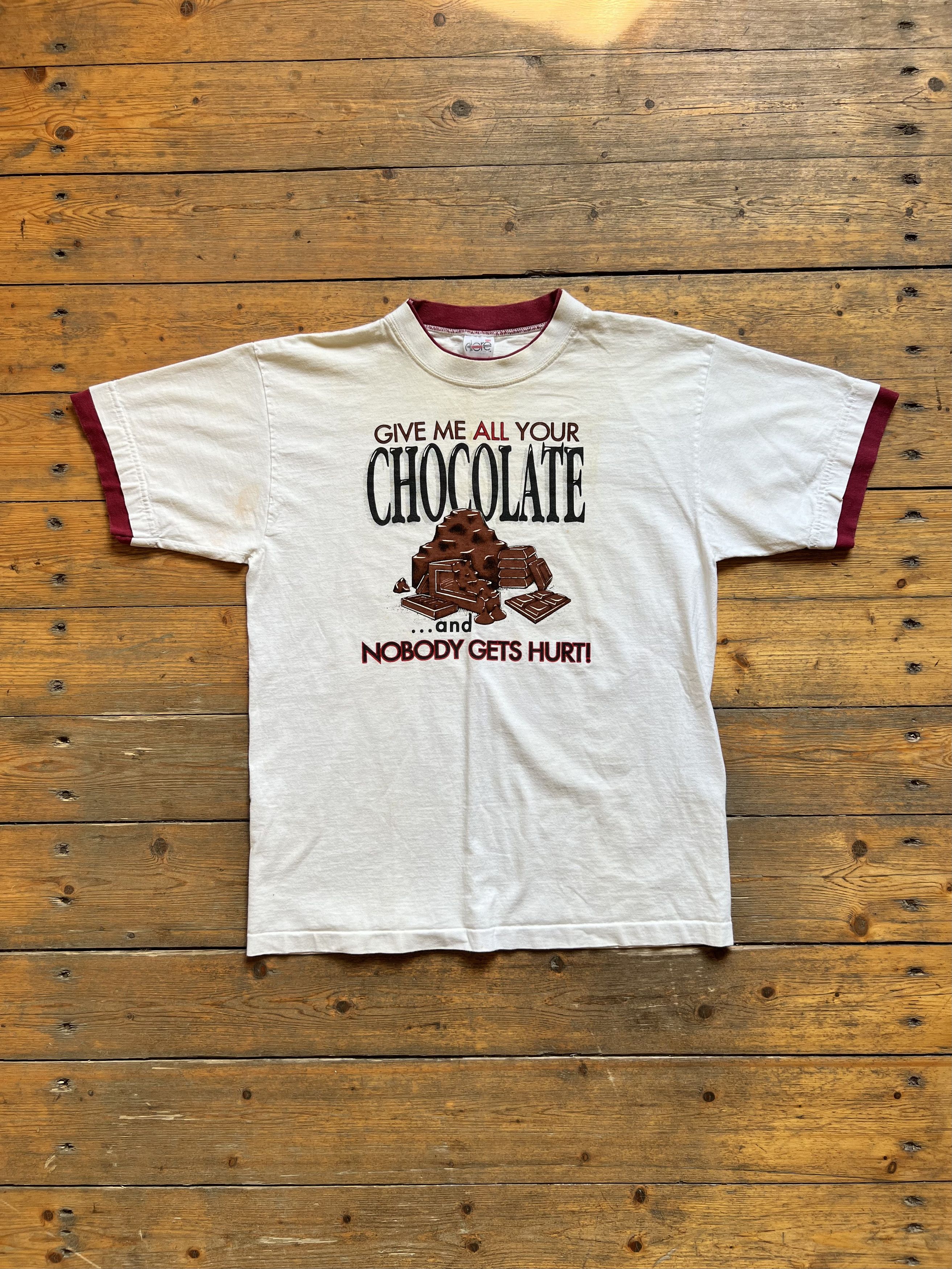 Unsound Rags Give Me All Chocolate and Nobody Y2k Vintage Hurts 1990s Size US L / EU 52-54 / 3 - 1 Thumbnail