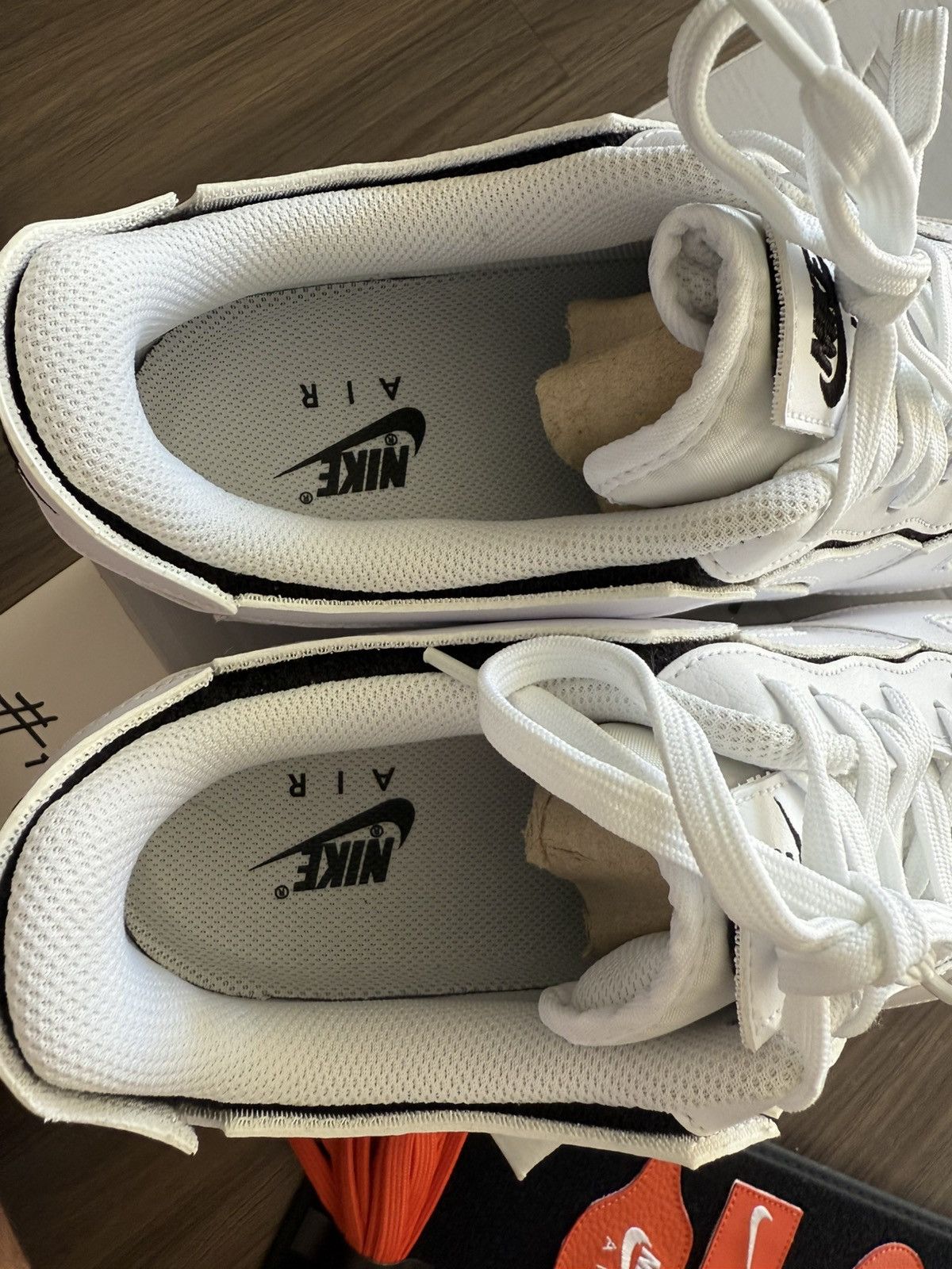 Nike Nike Air Force 1/1 AF1 White Black Cosmic Clay Size 11 Size US 11 / EU 44 - 4 Thumbnail