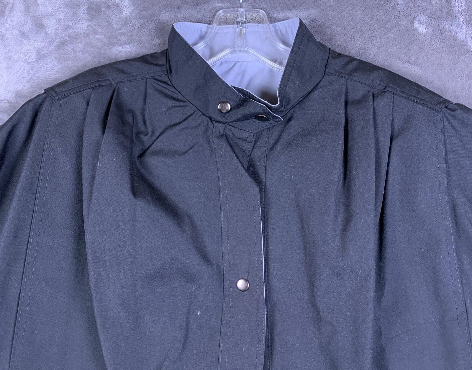Designer Womens Reversible Cape/Jacket CUSTOM MADE Sz.L/XL (299) Size US L / EU 52-54 / 3 - 9 Thumbnail
