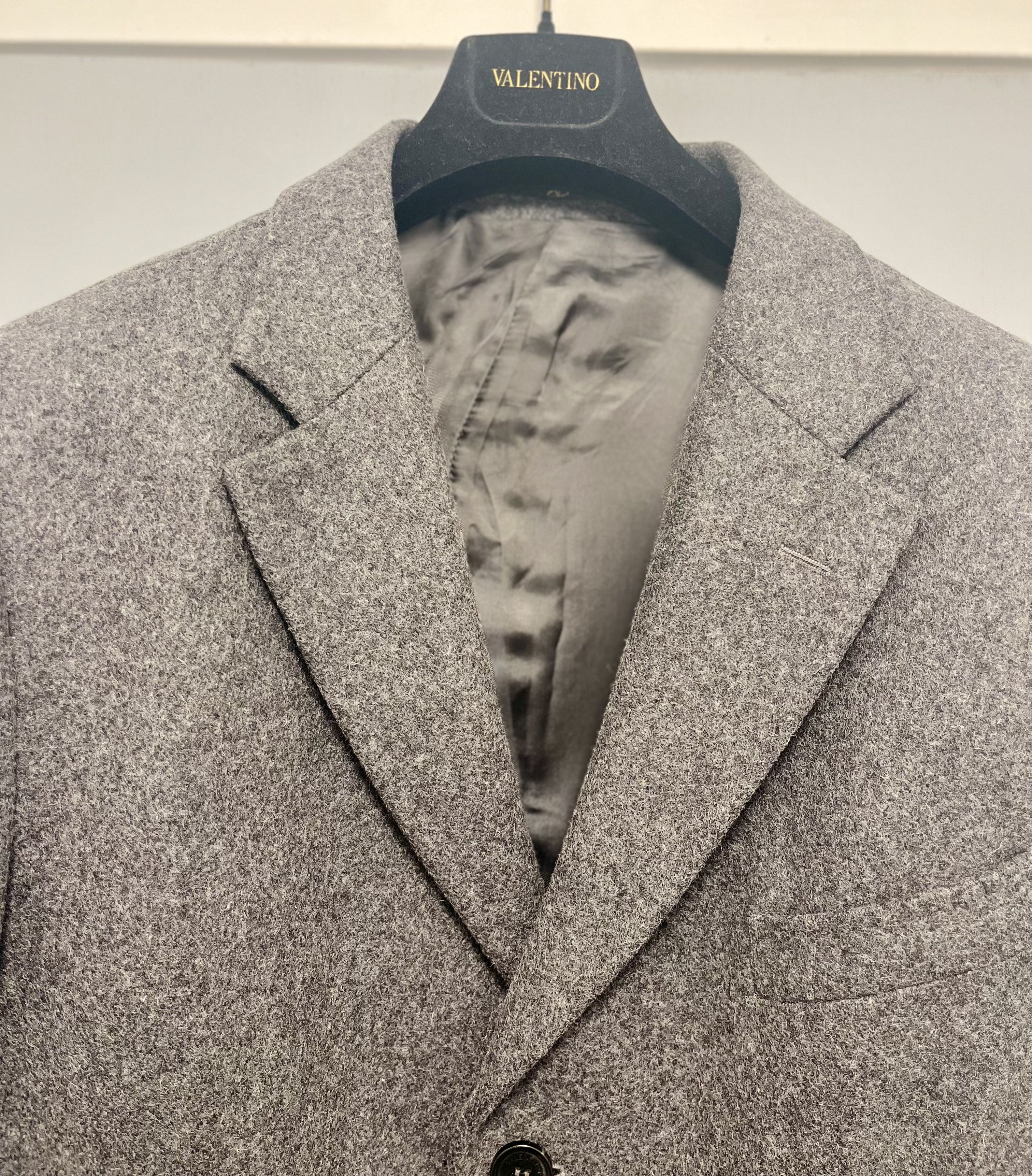 Valentino Valentino blazer virgin wool Grey made in Italy Size 46R - 5 Thumbnail