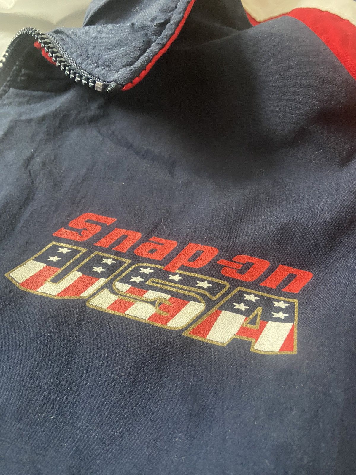 USA Olympics × Vintage Retro 90’s Team USA Vintage Bomber 🇺🇸 🦅 Size US L / EU 52-54 / 3 - 3 Thumbnail