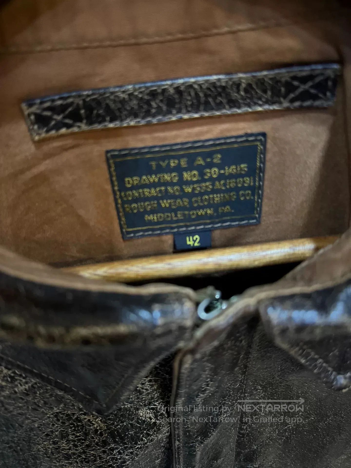RRL Ralph Lauren real mccoy rrl vintage leather jacket. Size US M / EU 48-50 / 2 - 2 Thumbnail