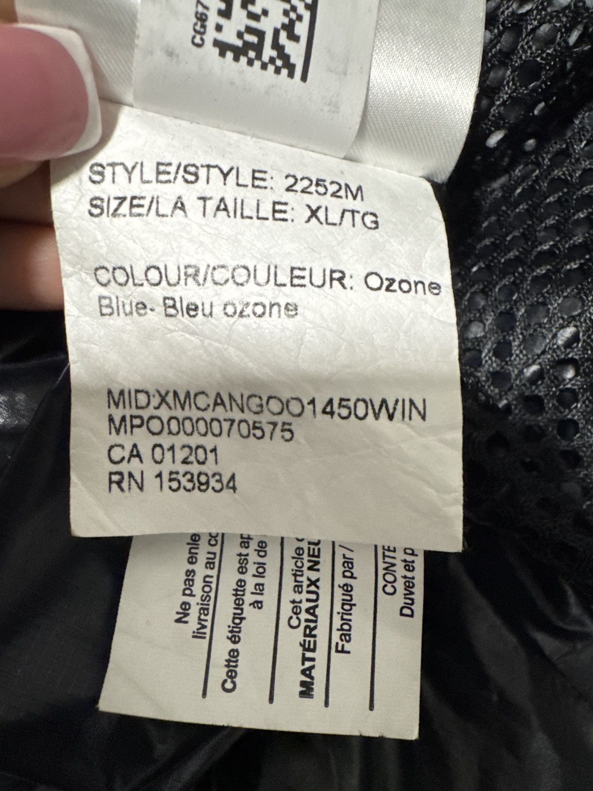 Canada Goose Canada Goose Alantic Navy Crofton Puffer Jacket Size US XL / EU 56 / 4 - 7 Thumbnail