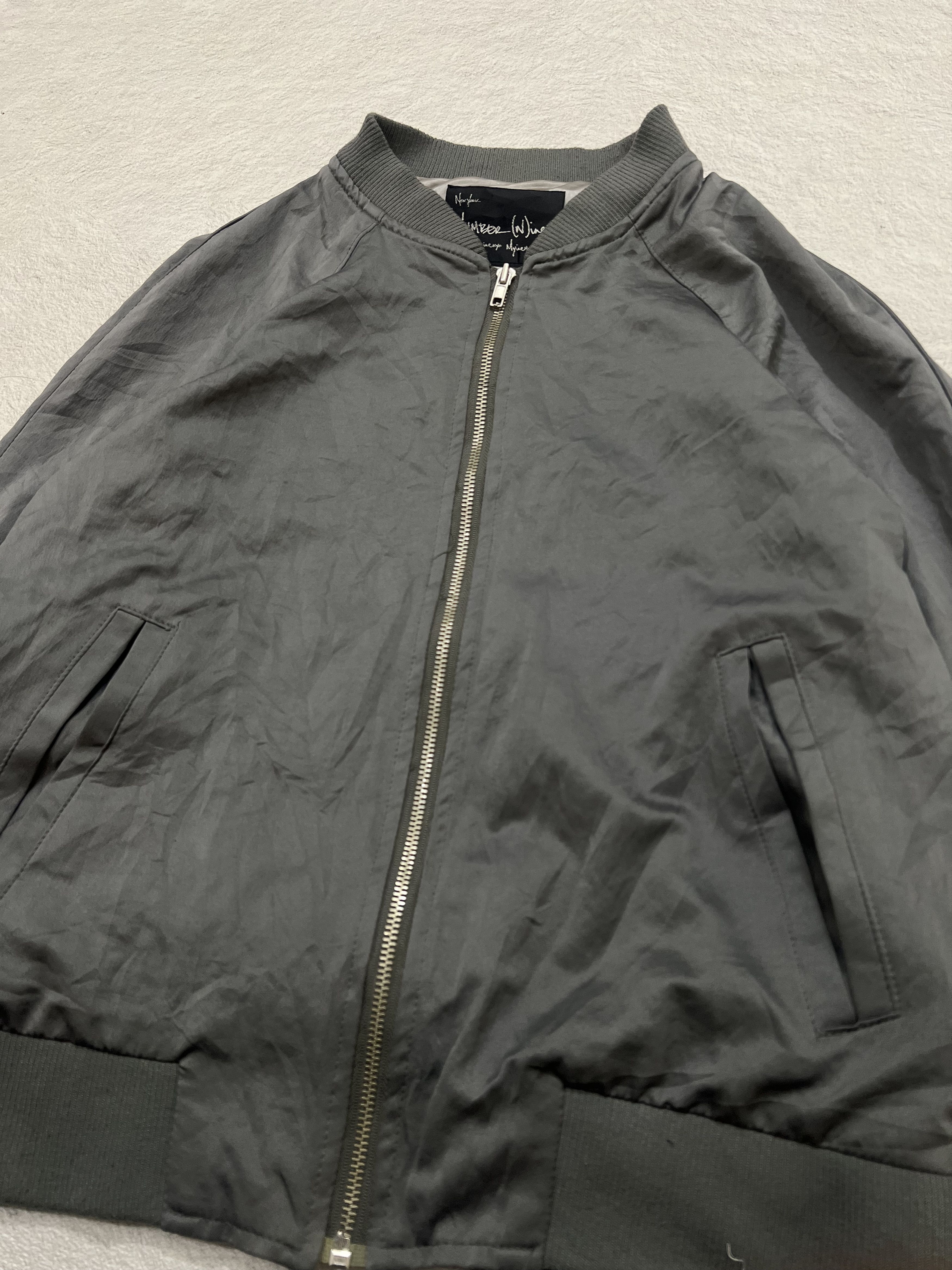 Japanese Brand 2000s Number Nine Side Pocket Military Bomber y2k Lgb Ifsix Size US M / EU 48-50 / 2 - 2 Thumbnail