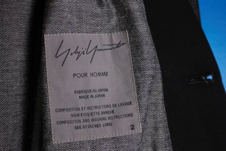 Yohji Yamamoto Yohji Yamamoto 15ss grey and black colour block coat 2505-N Size US M / EU 48-50 / 2 - 6 Thumbnail
