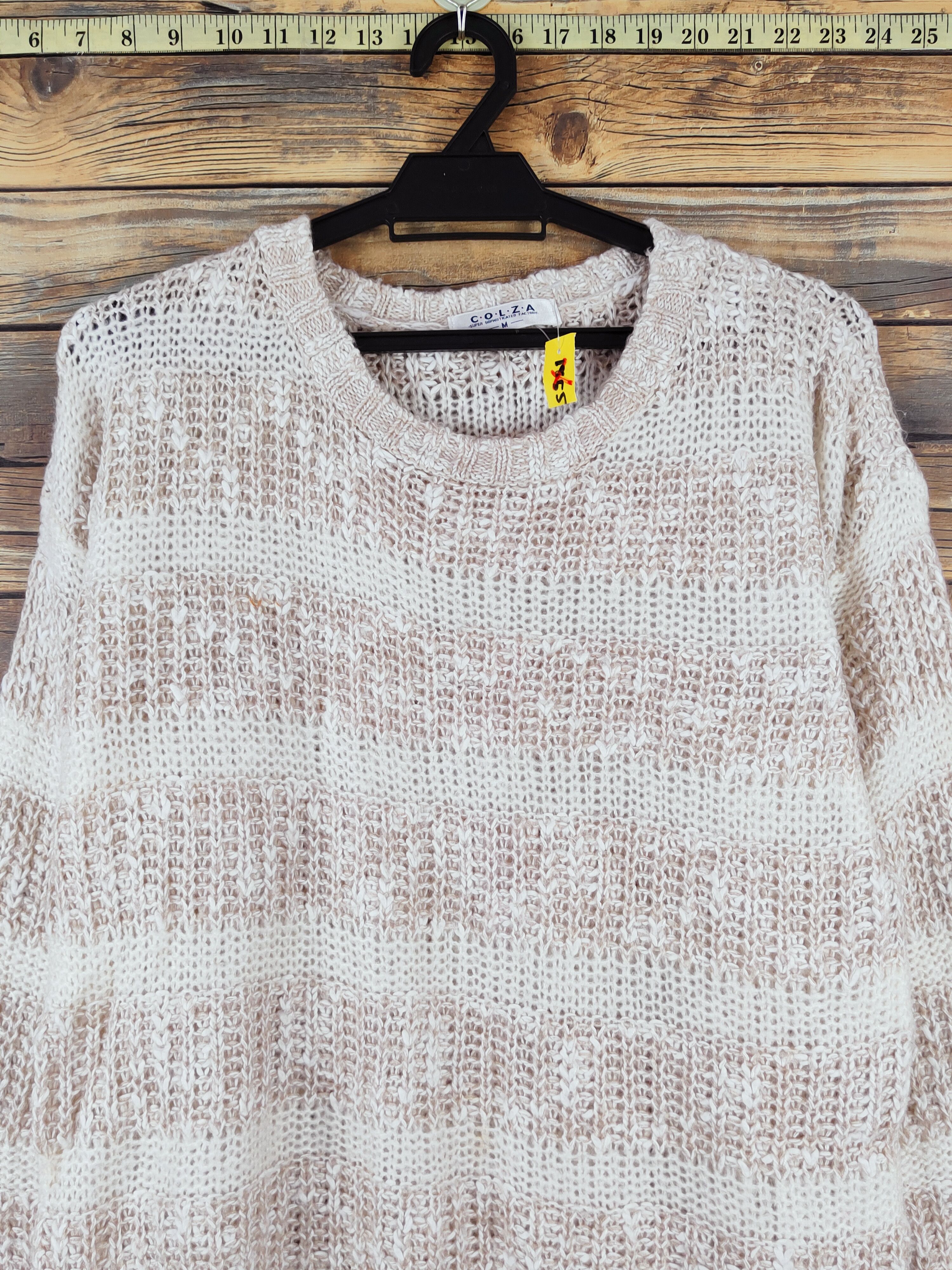 Japanese Brand × Vintage Colza Cream Knitwear Sweatshirts #W994 Size M / US 6-8 / IT 42-44 - 2 Thumbnail