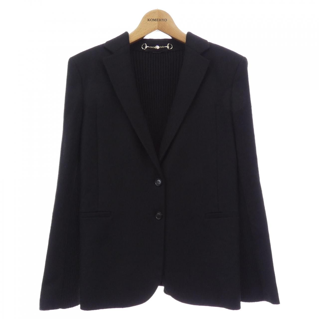 Gucci Gucci Gucci Cashmere Blend Jacket Textile Outerwear 252015ZZ809 DUTY FREE for USA Size ONE SIZE - 1 Thumbnail