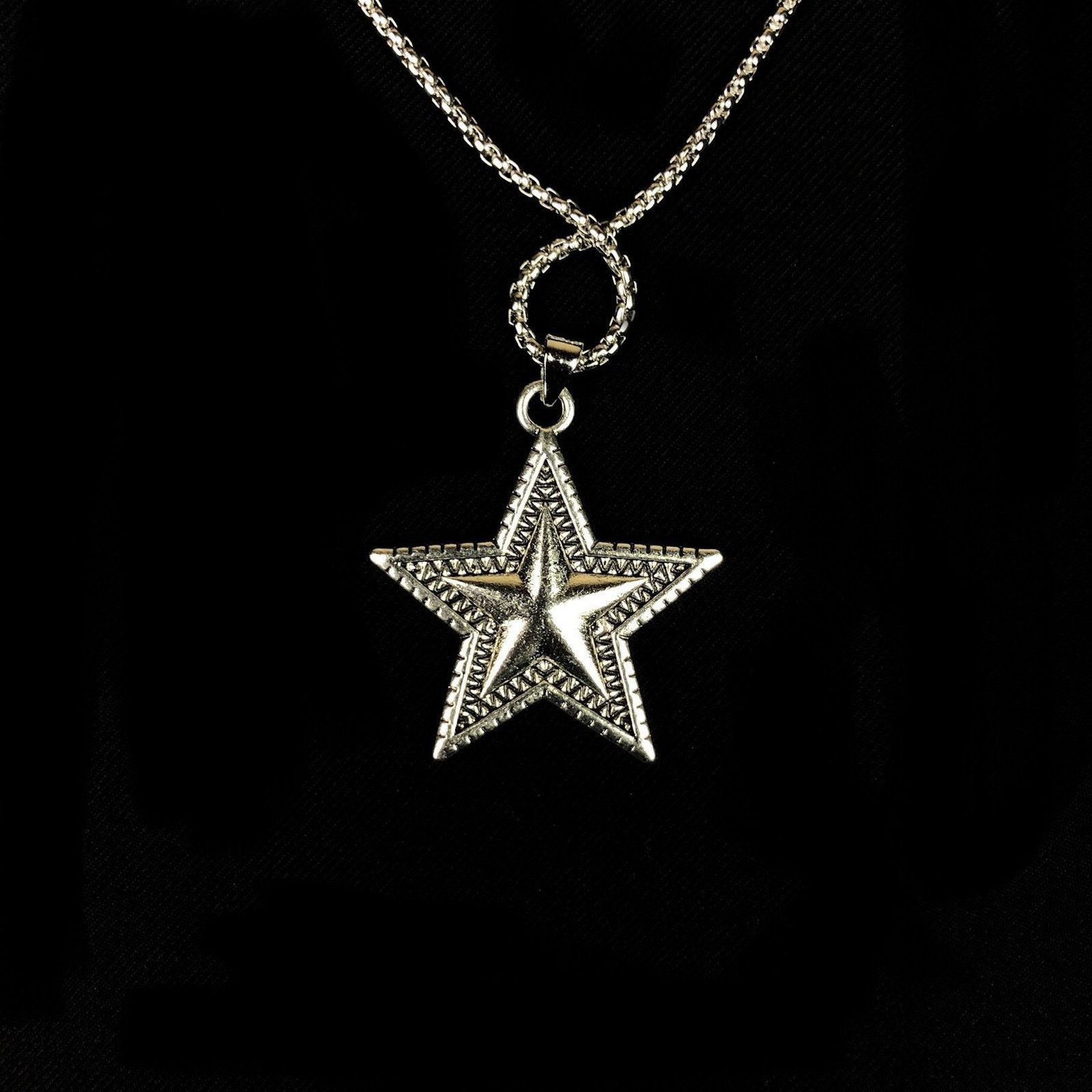 Jewelry Star Necklace Y2K Gothic Punk Chain Size ONE SIZE - 4 Thumbnail