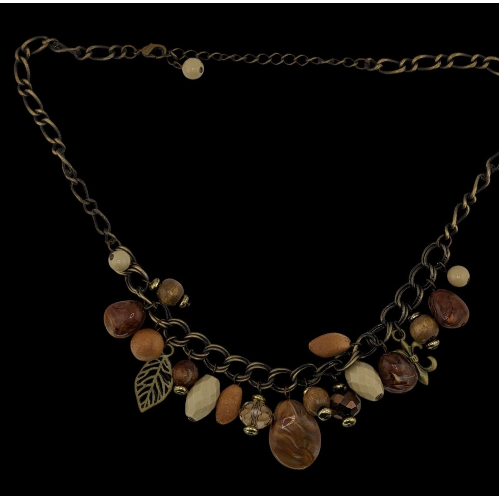 Other Vintage Bohemian Charm Necklace With Beaded Fringe Size ONE SIZE - 3 Thumbnail