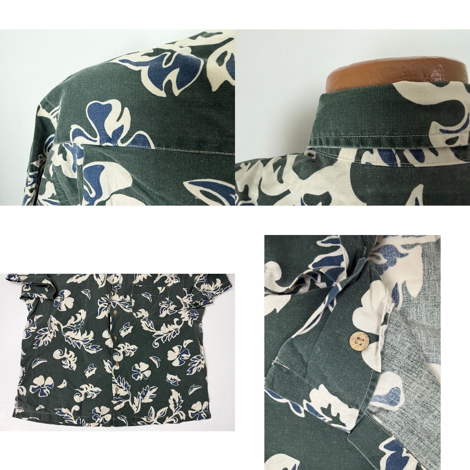 Abercrombie & Fitch VINTAGE Abercrombie & Fitch BIG Shirt Men L Floral Cotton Button-Up 90s Beach Hawaiian Oversized Pockets Size US L / EU 52-54 / 3 - 8 Thumbnail