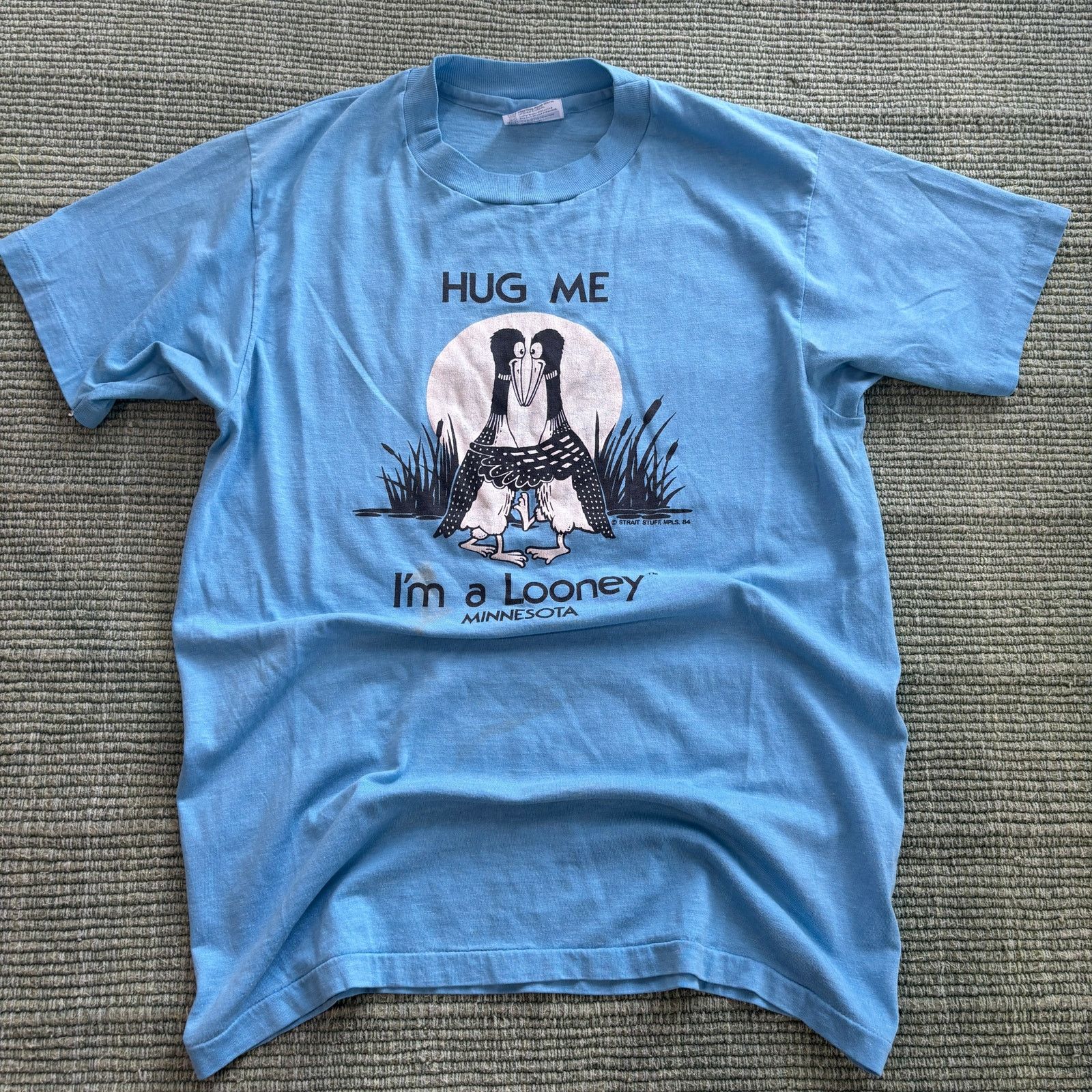Vintage Vintage 1980s Single Stitched Looney Minnesota Tee Shirt Size US S / EU 44-46 / 1 - 1 Thumbnail