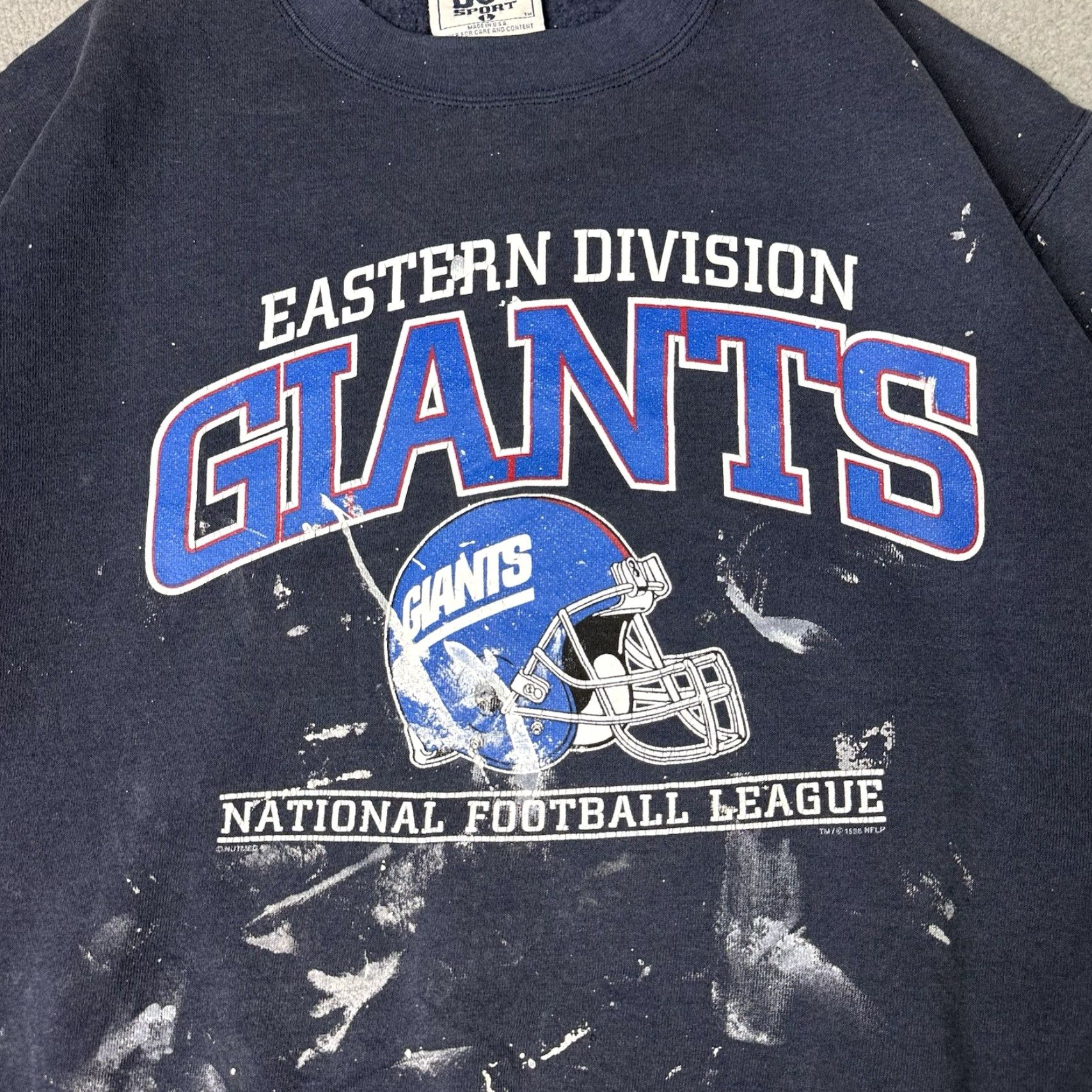 Lee VINTAGELee sport Sweatshirt Mens L Blue New York Giants 90s Distressed Pullover Size US L / EU 52-54 / 3 - 2 Thumbnail