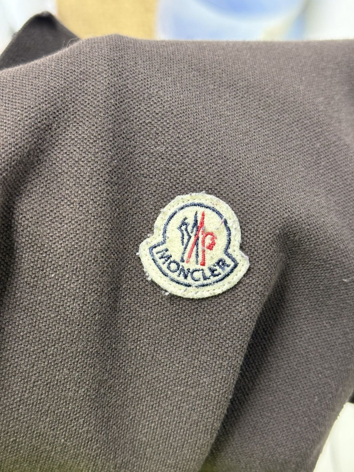 Moncler Vintage Moncler Polo Shirt Long Sleeve Size US XL / EU 56 / 4 - 7 Thumbnail