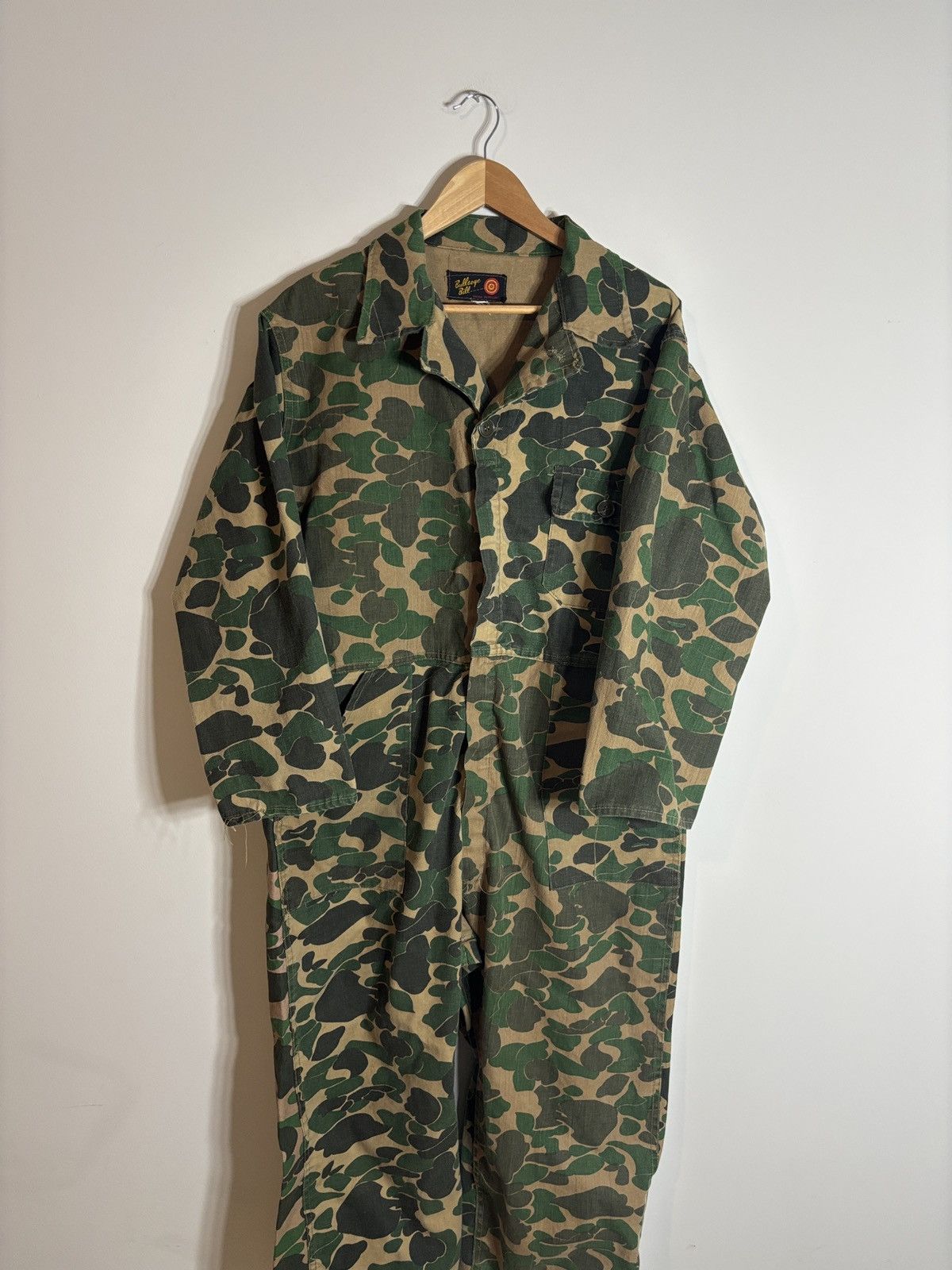 Other Vintage Bullseye Bill Duck Camo Water Repellent Coveralls XL Size US 42 / EU 58 - 1 Thumbnail