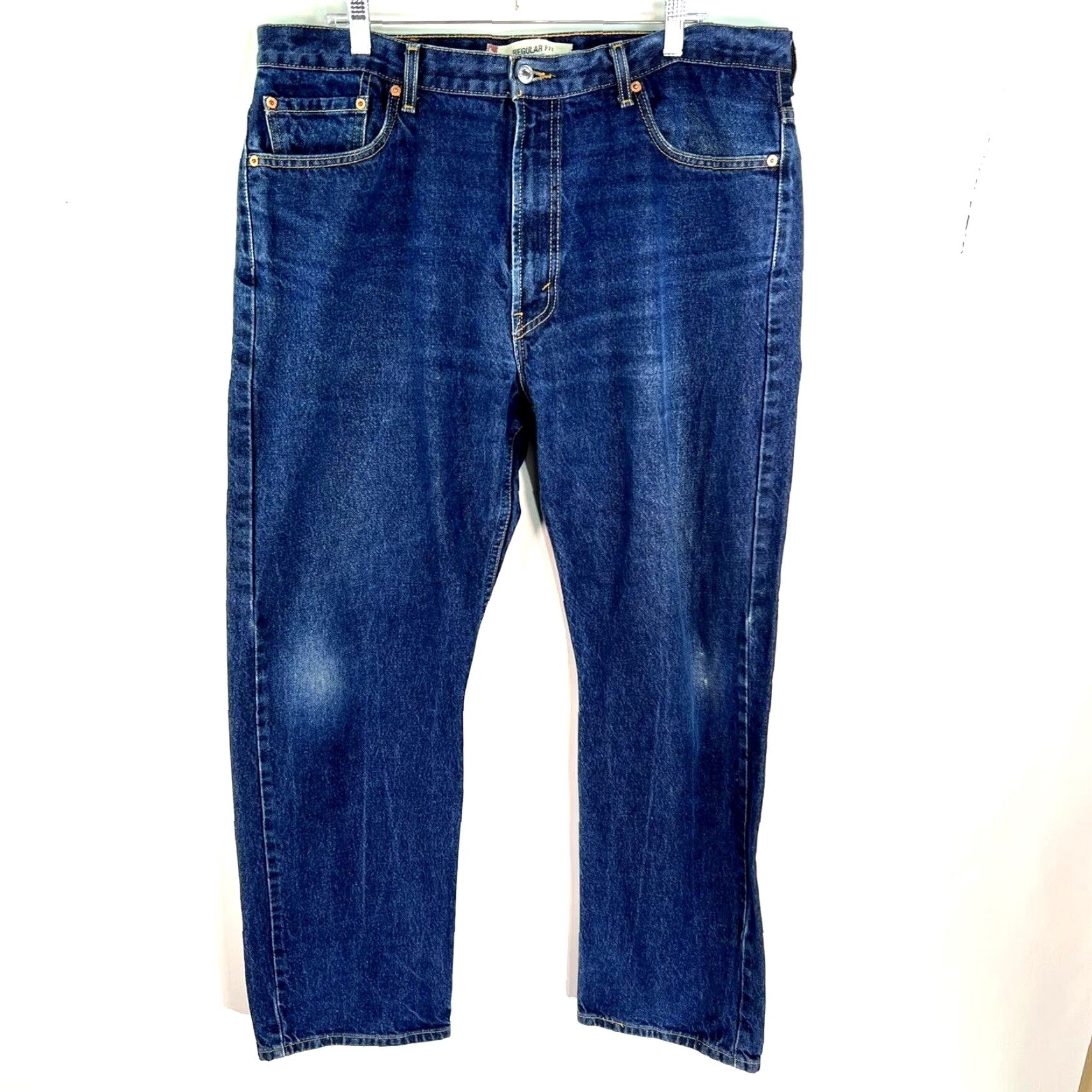 Levi's Levi's 505 Denim Jeans Mens Regular 40X32 Blue Straight 40 32 Jeans Straight Mens Blue 505 Denim Regular Fit Pants 40X32 Size US 40 / EU 56 - 2 Thumbnail