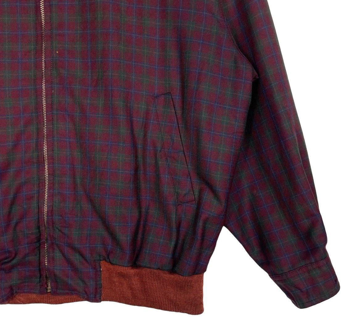 Japanese Brand × Vintage 💥90s SLAZENGER NOVA CHECK BOMBER JACKET Size US L / EU 52-54 / 3 - 4 Thumbnail
