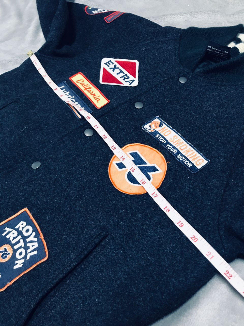 Vintage Vintage 76 Lubricants Wool Varsity Size US M / EU 48-50 / 2 - 19 Thumbnail