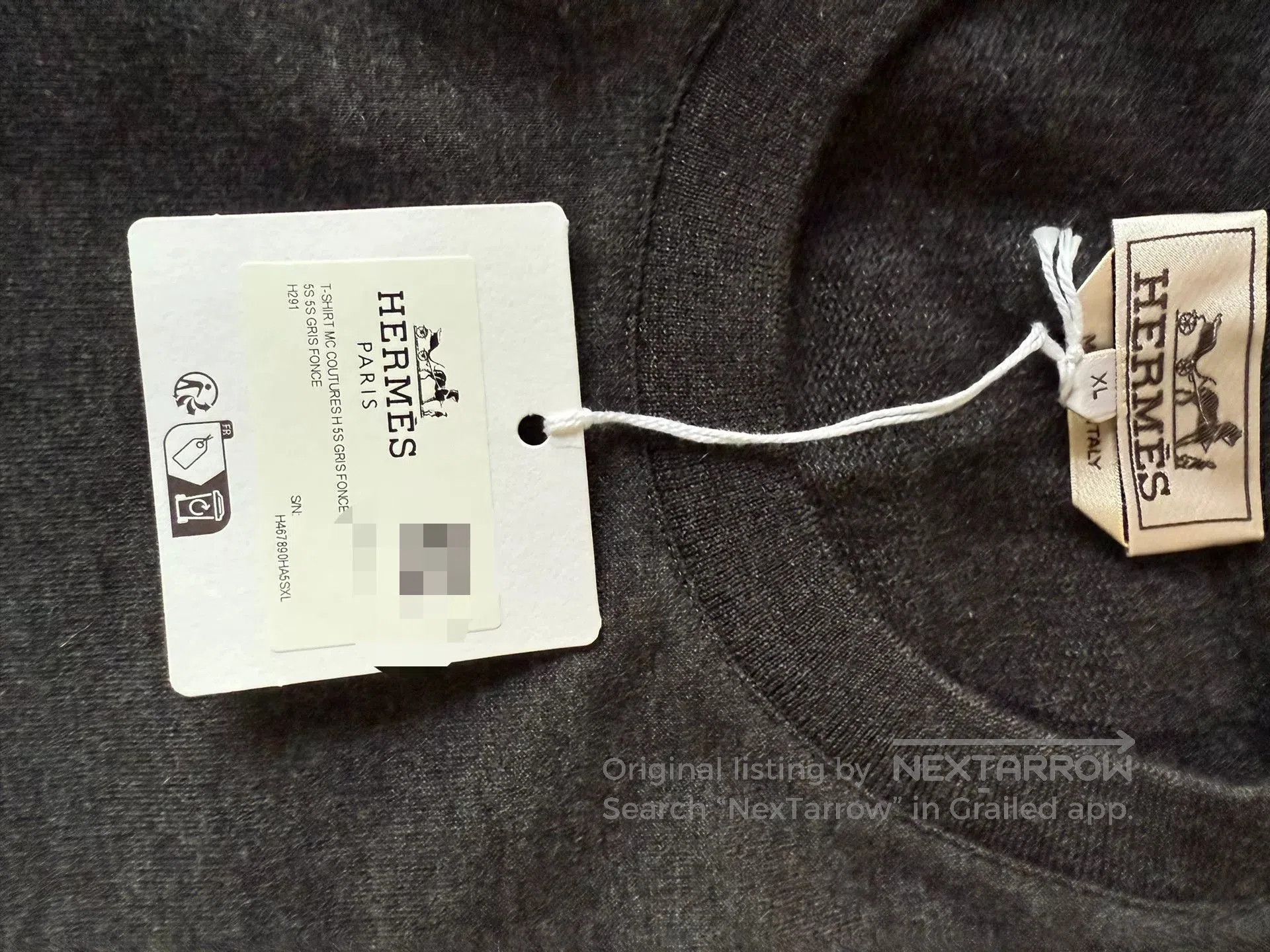 Hermes Hermes Men's Short Sleeve T-Shirt. Size US XL / EU 56 / 4 - 4 Thumbnail