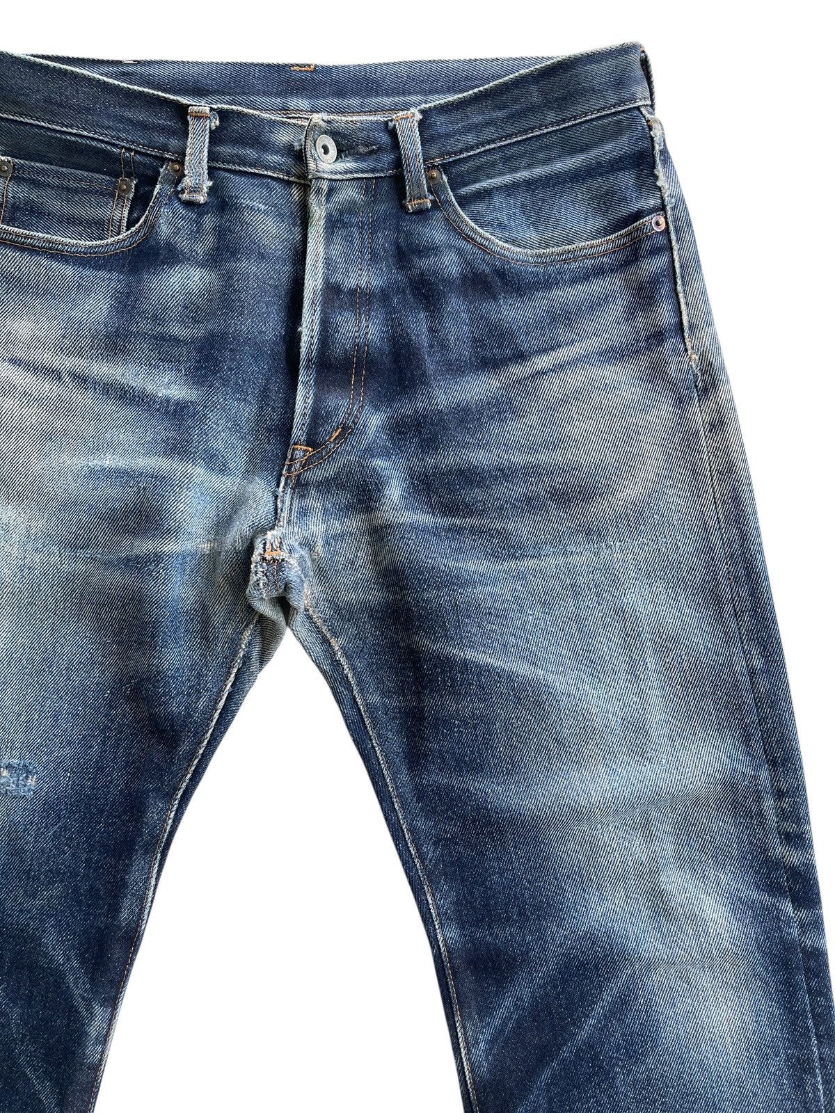Iron Heart Iron Heart Lot 634 21oz Extra Heavy Denim Distressed Size US 34 / EU 50 - 7 Thumbnail