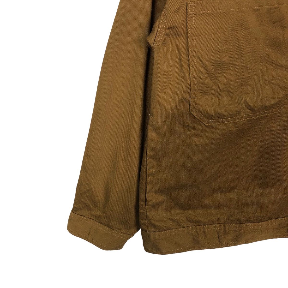 Japanese Brand 🔥VINTAGE HIKORY CHORE JACKET GU JAPAN INSPIRE ISSEY MIYAKE Size US XL / EU 56 / 4 - 3 Thumbnail