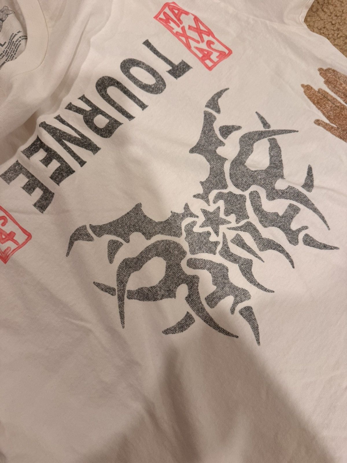 Travis Scott TRAVIS SCOTT TOURNEE TEE Size US L / EU 52-54 / 3 - 4 Thumbnail