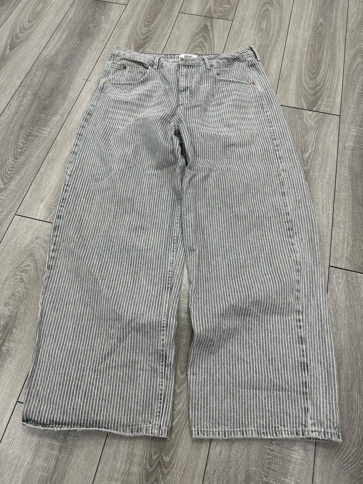 Japanese Brand Baggy Wide Leg BDG Japanese Style Jeans Y2K Size US 34 / EU 50 - 5 Thumbnail