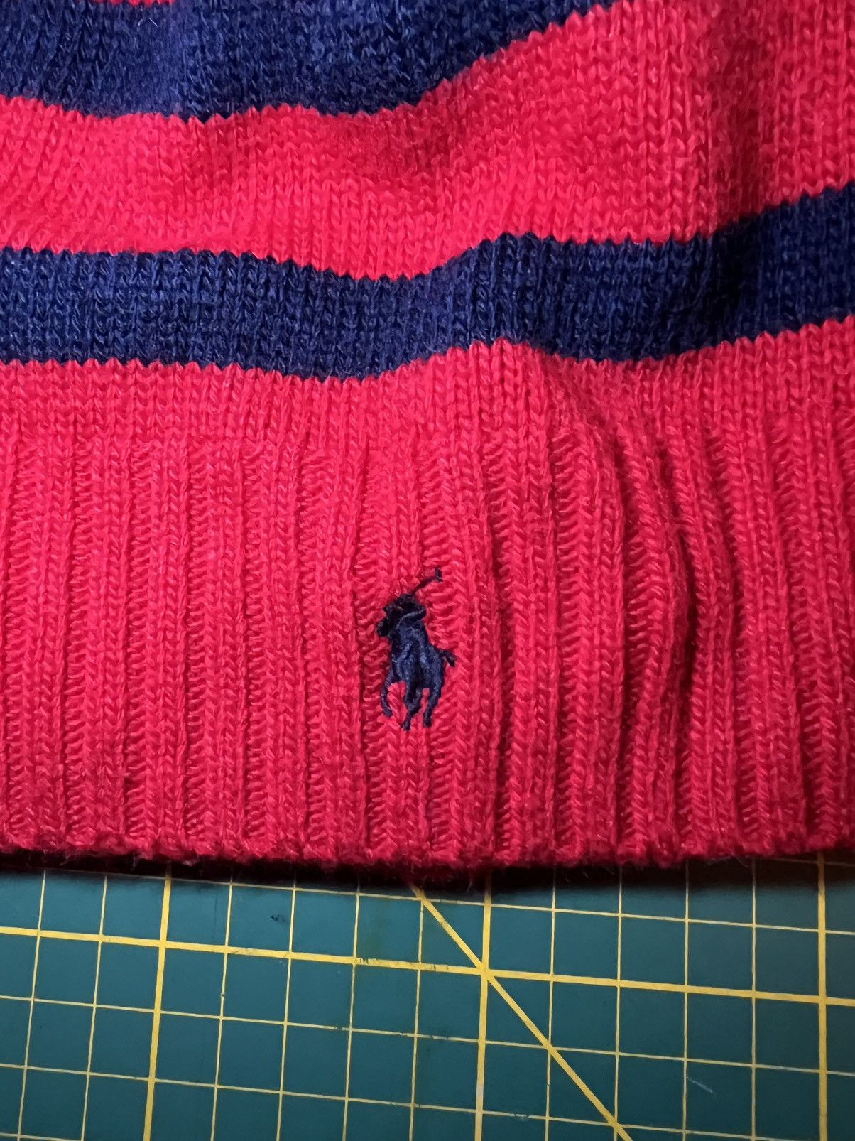 Polo Ralph Lauren Vintage Polo Ralph Lauren striped wool skull cap beanie Size ONE SIZE - 5 Thumbnail