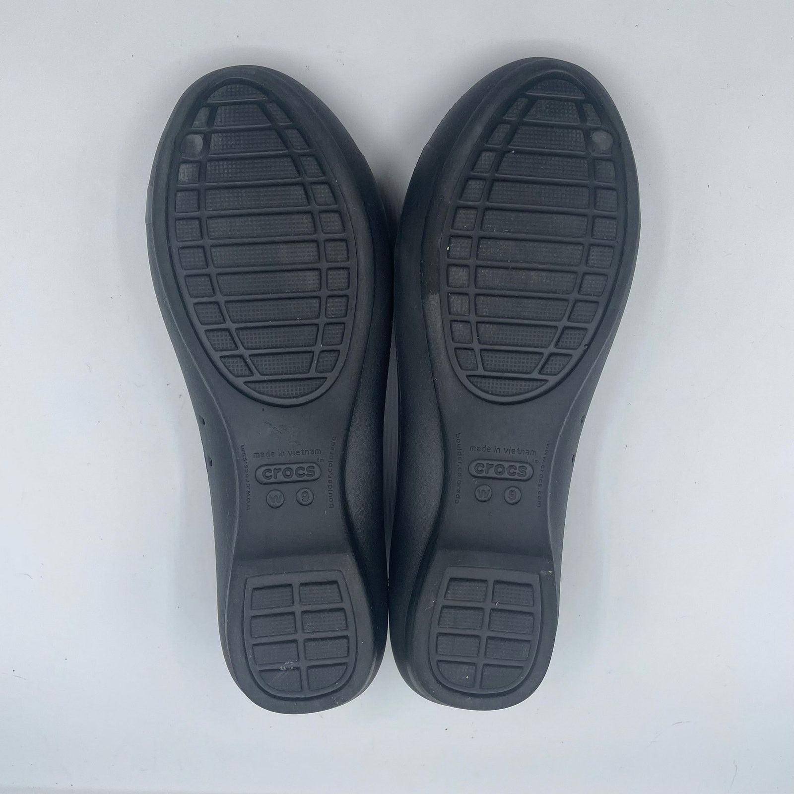 Crocs Crocs Gianna Link Ballerina Flats Shoes Black Slip On 9 Size US 9 / IT 39 - 8 Thumbnail