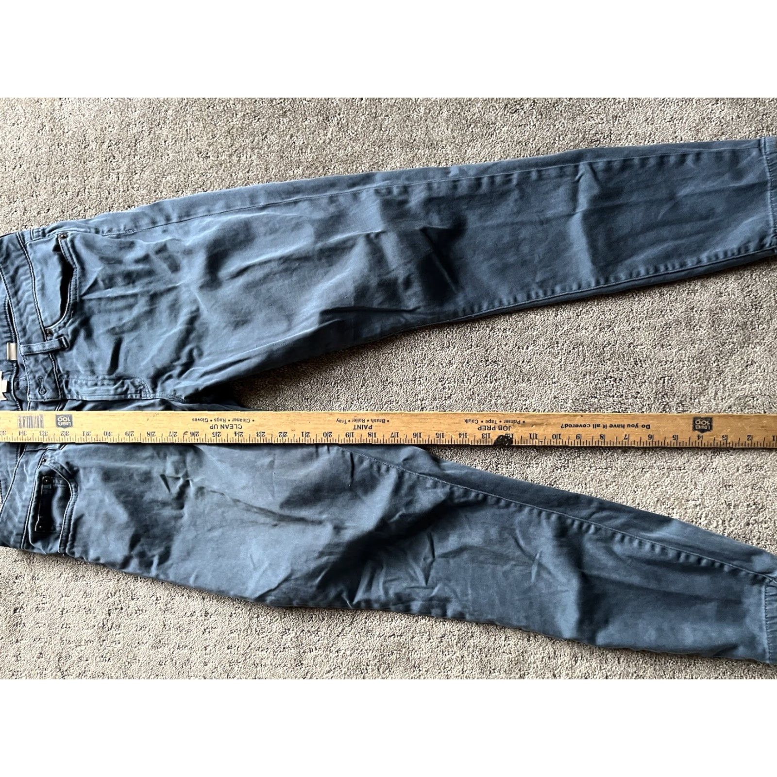J.Crew J.CREW Jeans Women's 27 Blue Sateen Skinny Stretch Mid Rise 5-Pocket Cotton Blend Womens Size 27" / US 4 / IT 40 - 6 Thumbnail