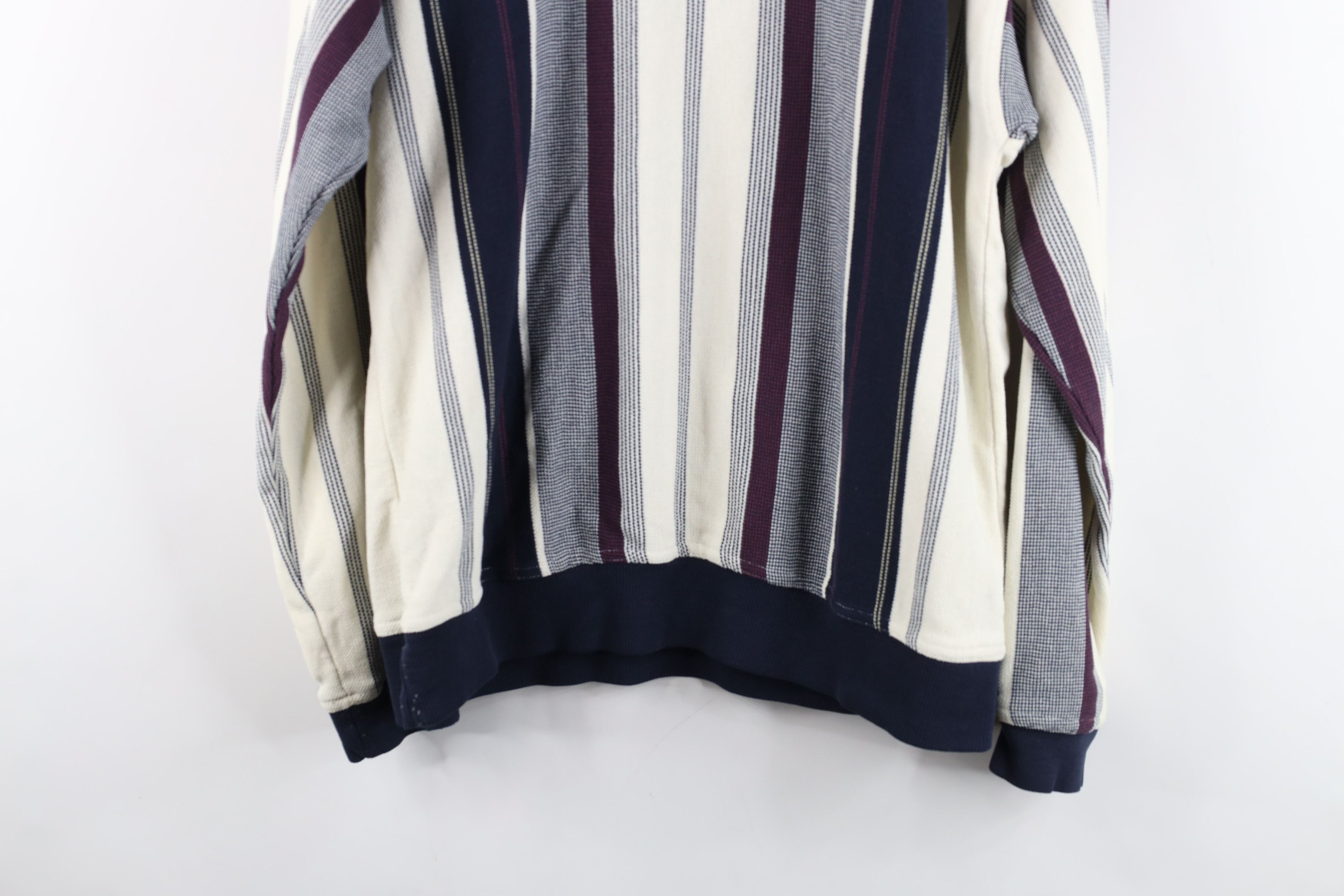 Vintage Vintage 90s Streetwear Knit Long Sleeve Pullover Polo Size US XL / EU 56 / 4 - 15 Thumbnail