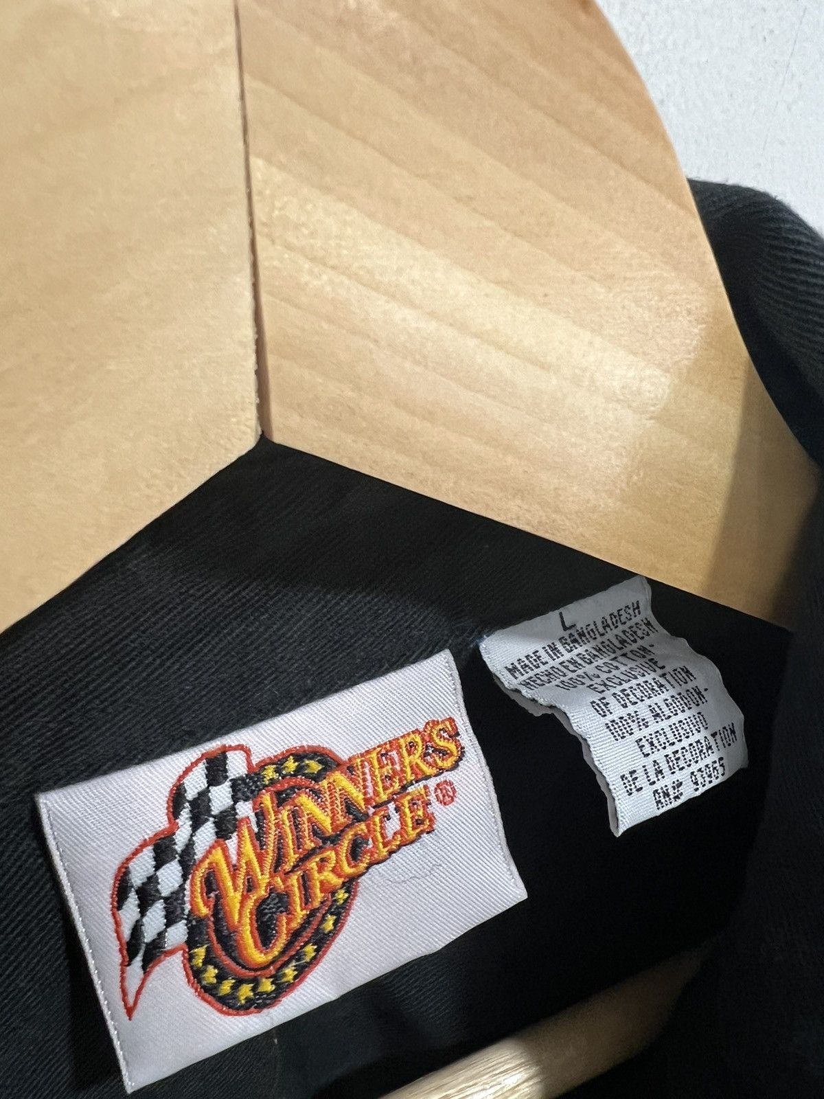 Vintage Vtg Budweiser Winners Circle Button Up Shirt racing mechanic Size US L / EU 52-54 / 3 - 4 Thumbnail
