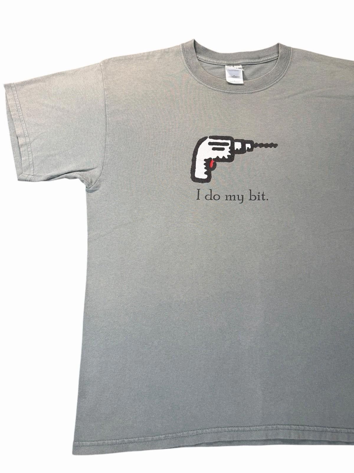 Gildan Gildan Ultra Cotton Heavyweight “I Do My Bit” Funny Shirt L Size US L / EU 52-54 / 3 - 2 Thumbnail