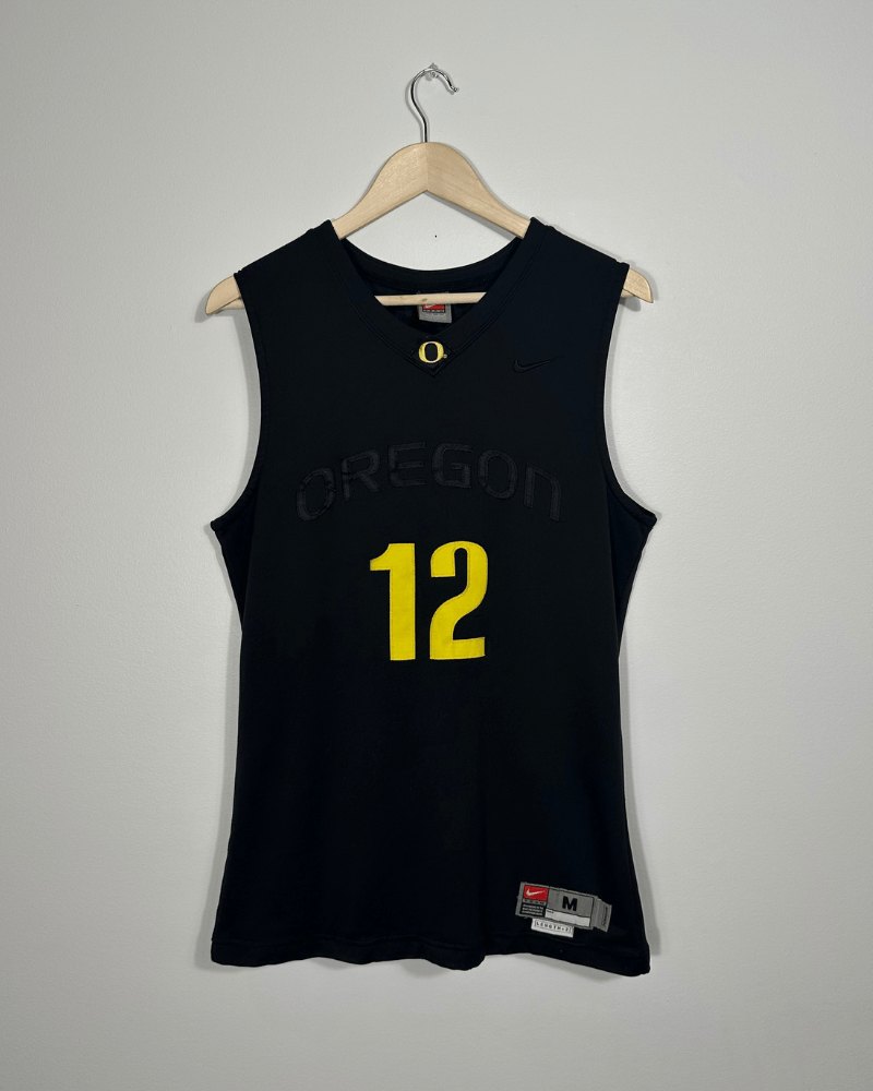 Nike Vintage Nike Oregon Ducks Black Basketball Jersey #12 Medium Size US M / EU 48-50 / 2 - 2 Thumbnail