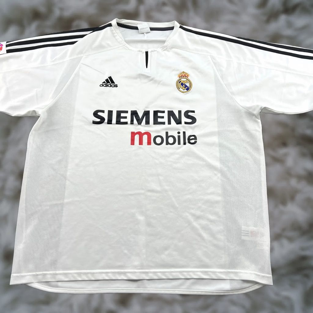 Adidas adidas Real Madrid 2003 2004 Home Football Jersey Mens XL Shirt White Size US XL / EU 56 / 4 - 1 Thumbnail