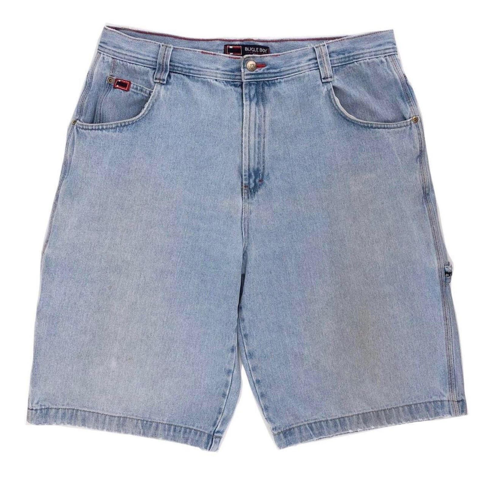 Vintage Bugle boy denim carpenter jean shorts 90s 1990s vintage Grailed