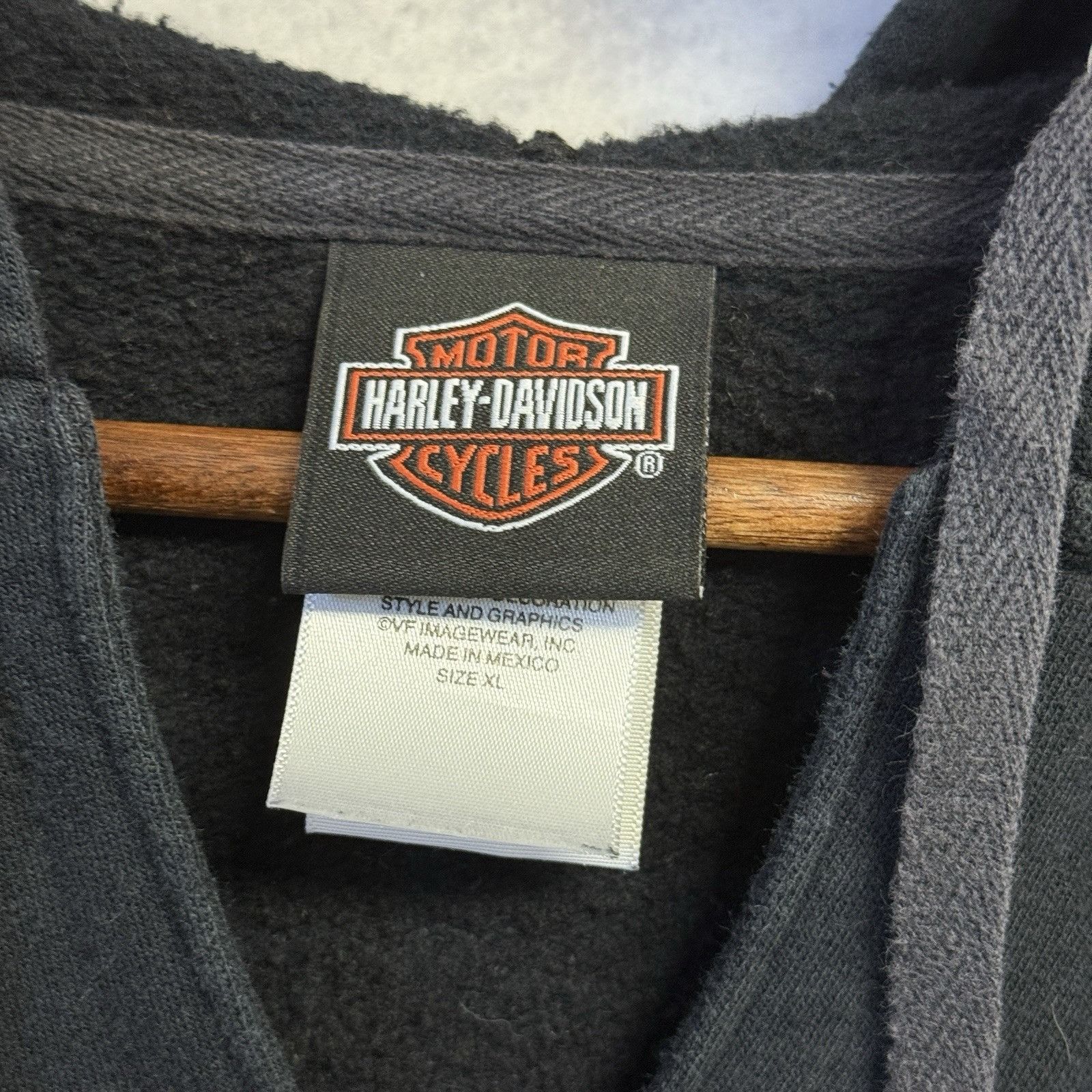 Harley Davidson Harley Davidson Hoodie Sweatshirt Womens XL Black Grand Cany Size XL / US 12-14 / IT 48-50 - 9 Thumbnail