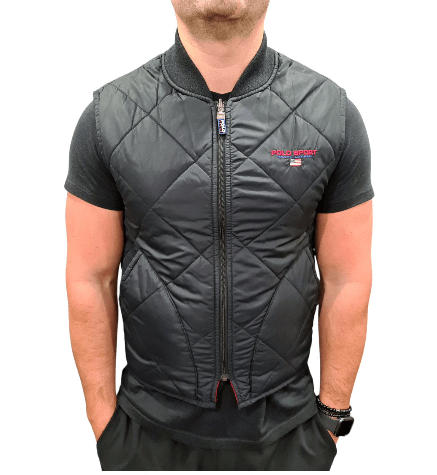 Polo Ralph Lauren Vintage Polo Sport Ralph Lauren Reversible Fleece Vest Size US L / EU 52-54 / 3 - 2 Thumbnail
