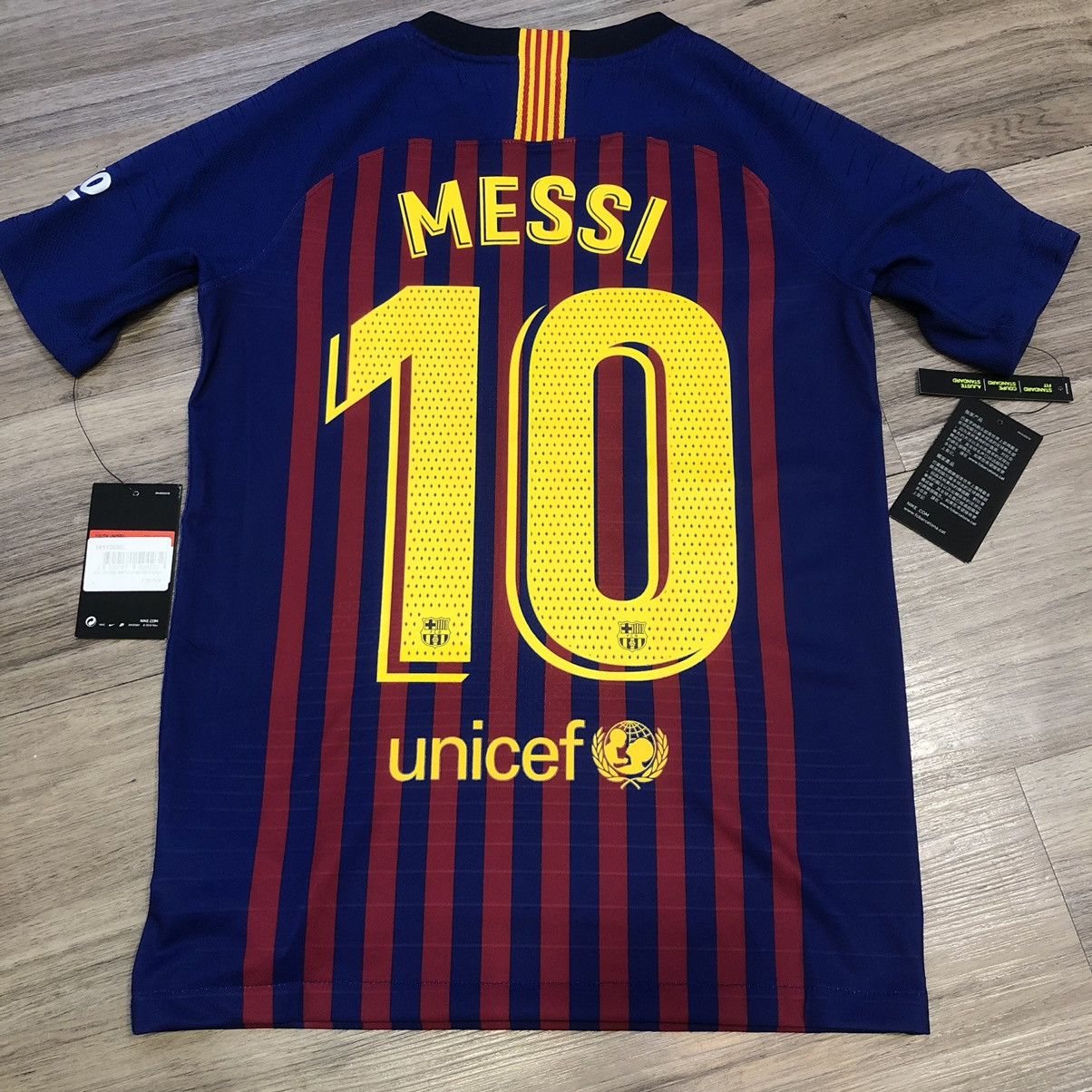 Barcelona 18/19 player issue home shirt#10 Messi (Bnwt)youth