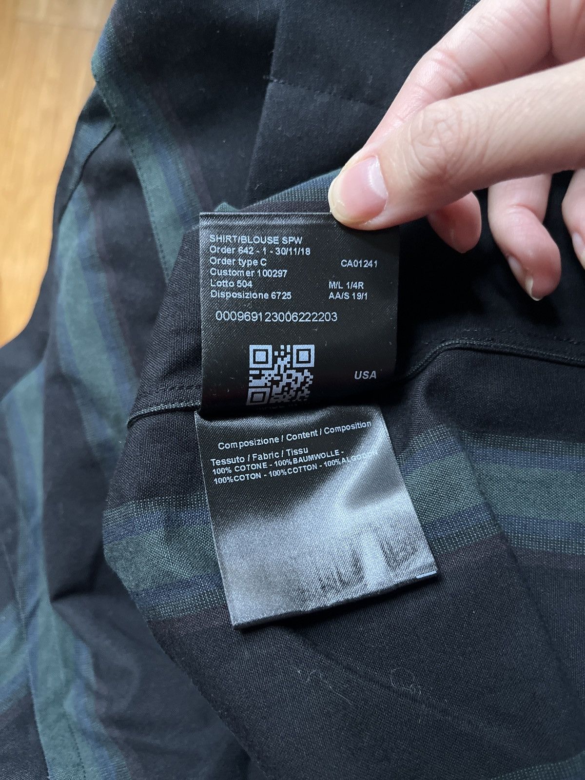 Raf Simons Calvin Klein 205W39NYC Faded Stripe Vacation Shirt Size US S / EU 44-46 / 1 - 9 Thumbnail