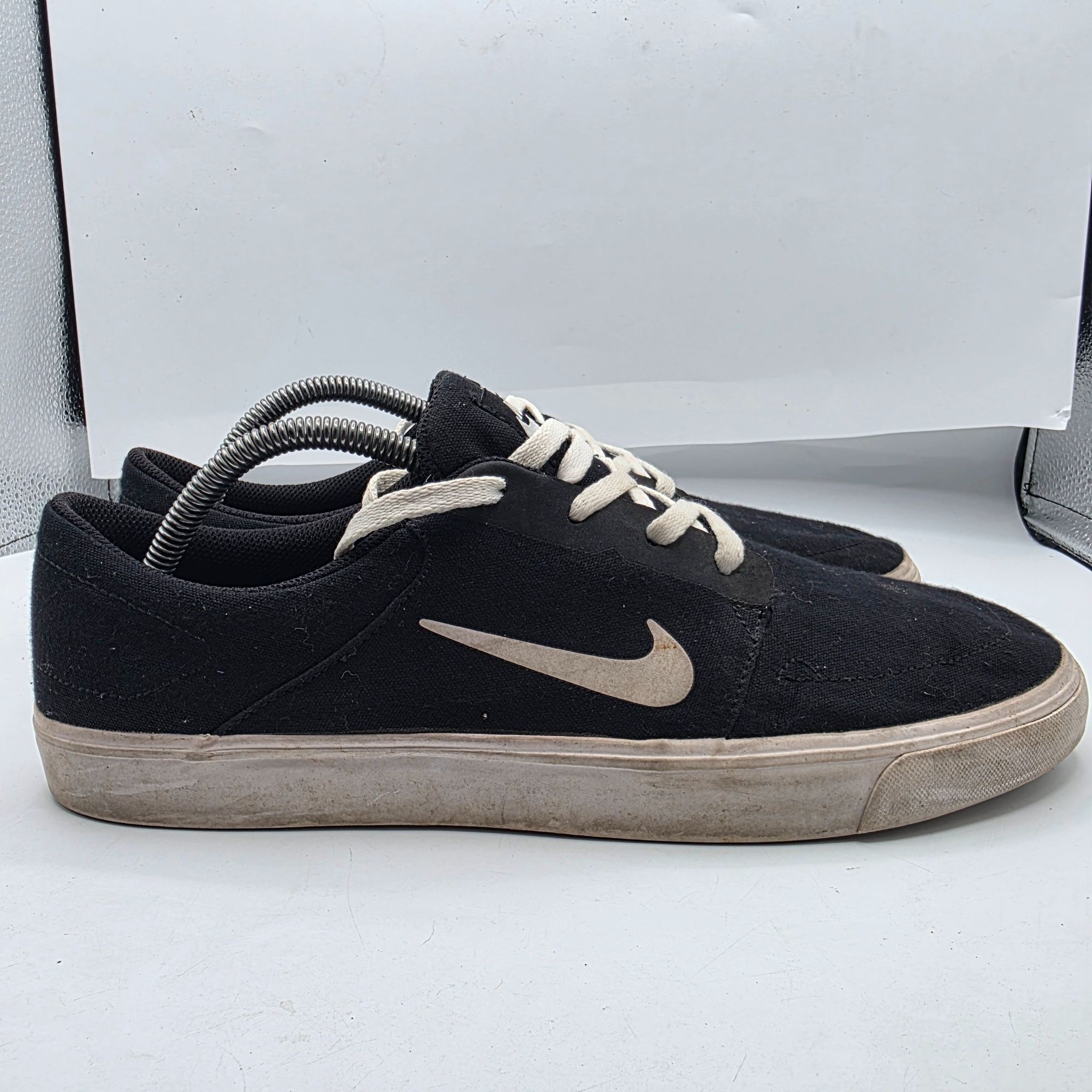 Nike Nike SB Portmore Canvas Mens Size 10.5 Black White Skate Sne Size US 10.5 / EU 43-44 - 12 Thumbnail