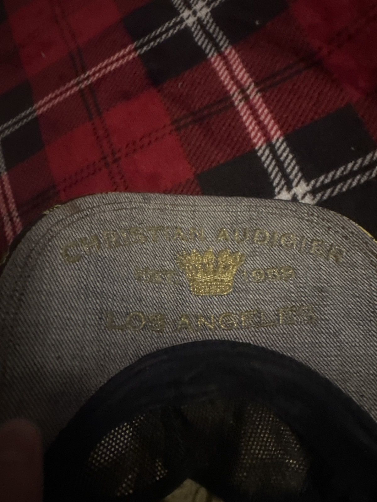 Christian Audigier × Ed Hardy × Vintage Christian Audigier “Heart Breaker” Y2K Embroidered Hat Size ONE SIZE - 5 Thumbnail