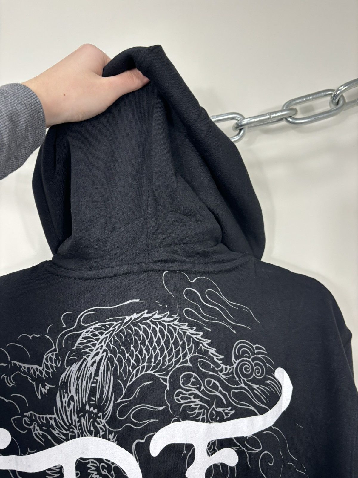 Ed Hardy Ed Hardy Y2K Chinese Dragon Logo NEW Hype Black Hoodie Size US S / EU 44-46 / 1 - 15 Thumbnail
