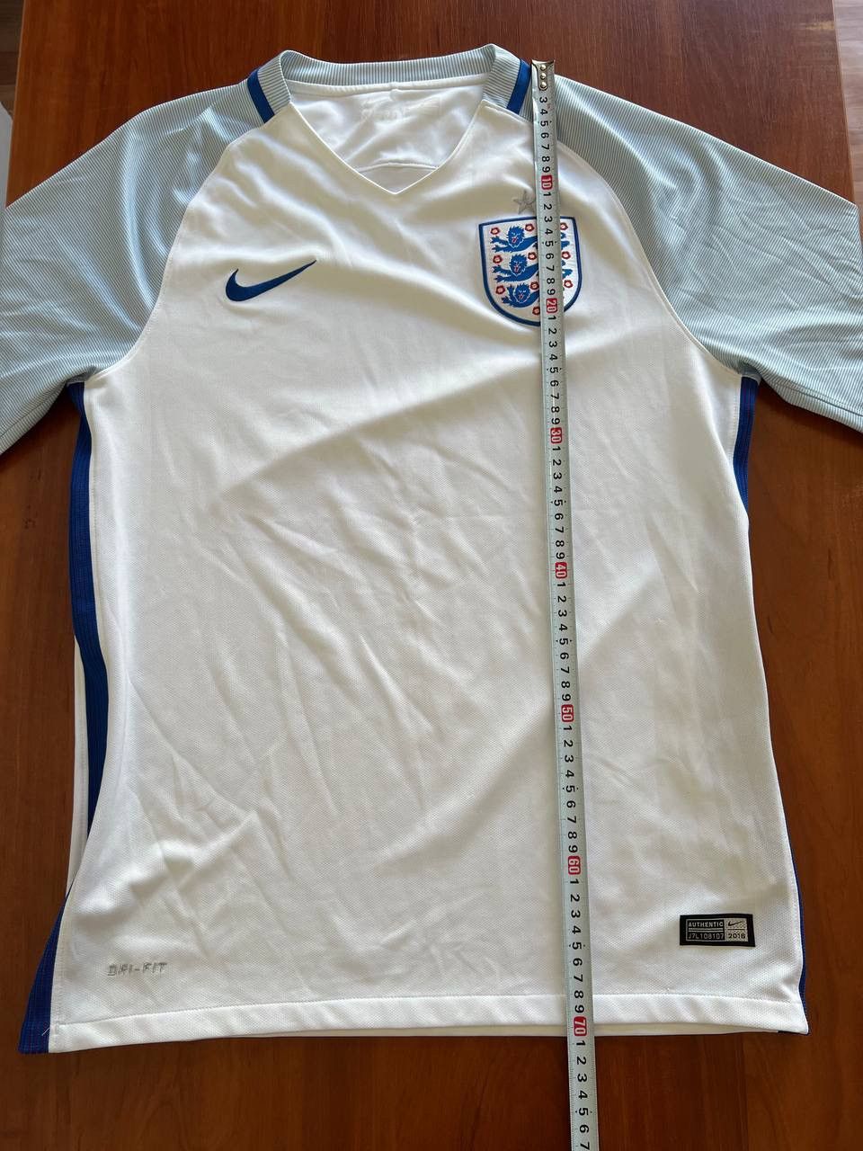 Nike 2016/17 ENGLAND TEAM HOME SOCCER JERSEY FOOTBALL SHIRT NIKE Size US M / EU 48-50 / 2 - 19 Thumbnail