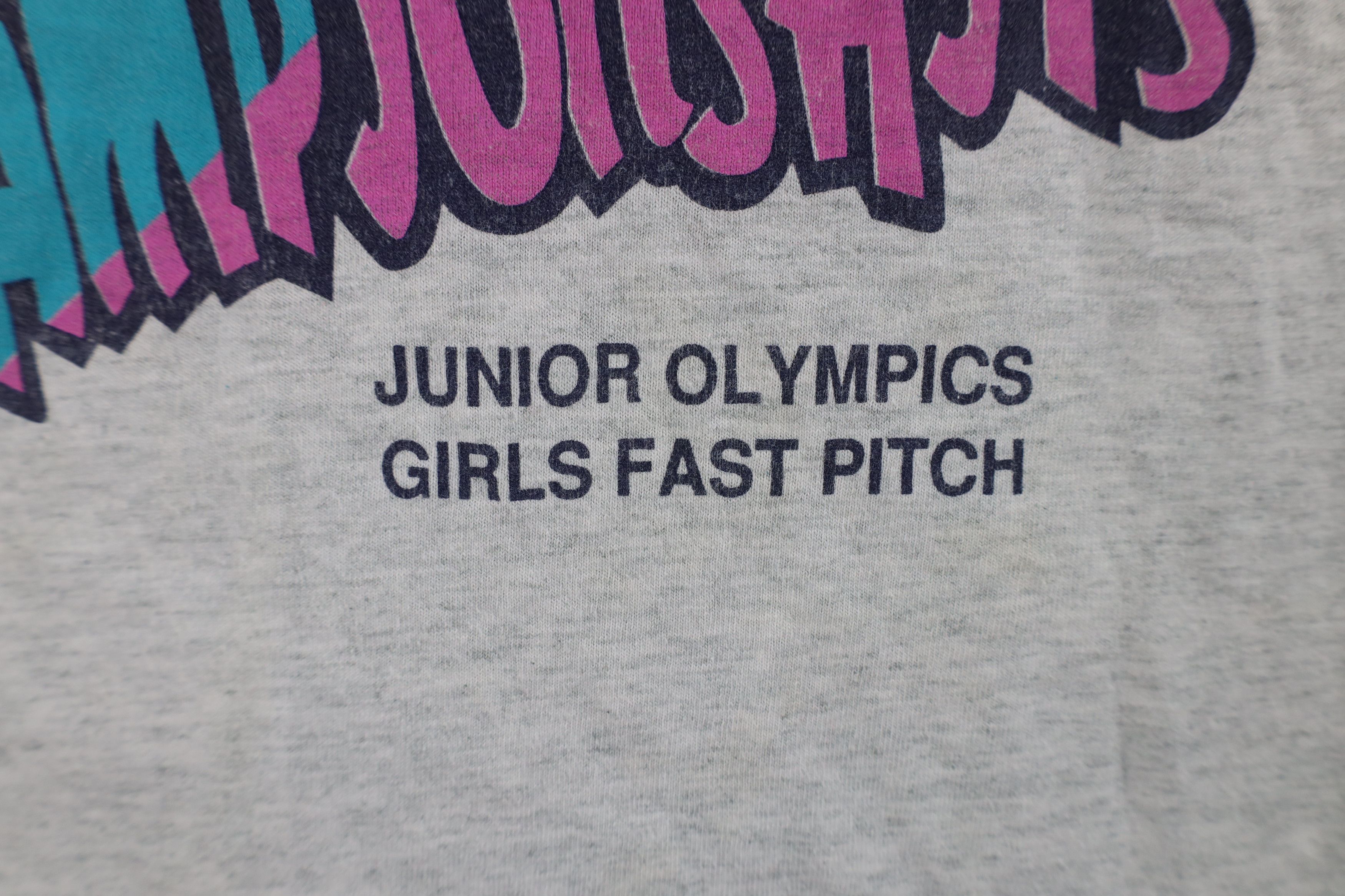 Vintage Vintage 90s MASA Michigan Amateur Softball T-Shirt USA Size L / US 10 / IT 46 - 5 Thumbnail