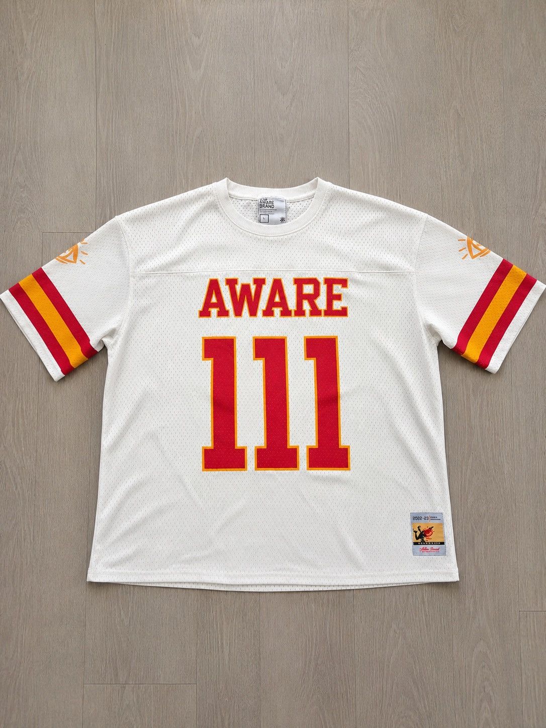 Other AWARE BRAND Mens 111 Jersey In White/multi Size US XL / EU 56 / 4 - 1 Thumbnail